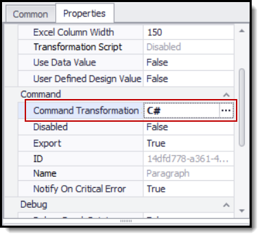 commandTransformation