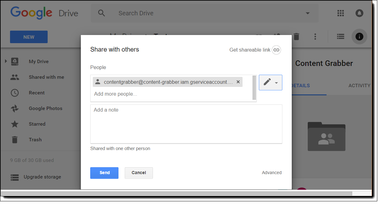 googleDriveShareFolder