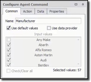 Configure Agent Command 1