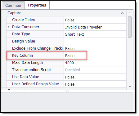 changeTrackingKeyColumn