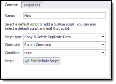 copyDeleteDuplicateDefaultScript